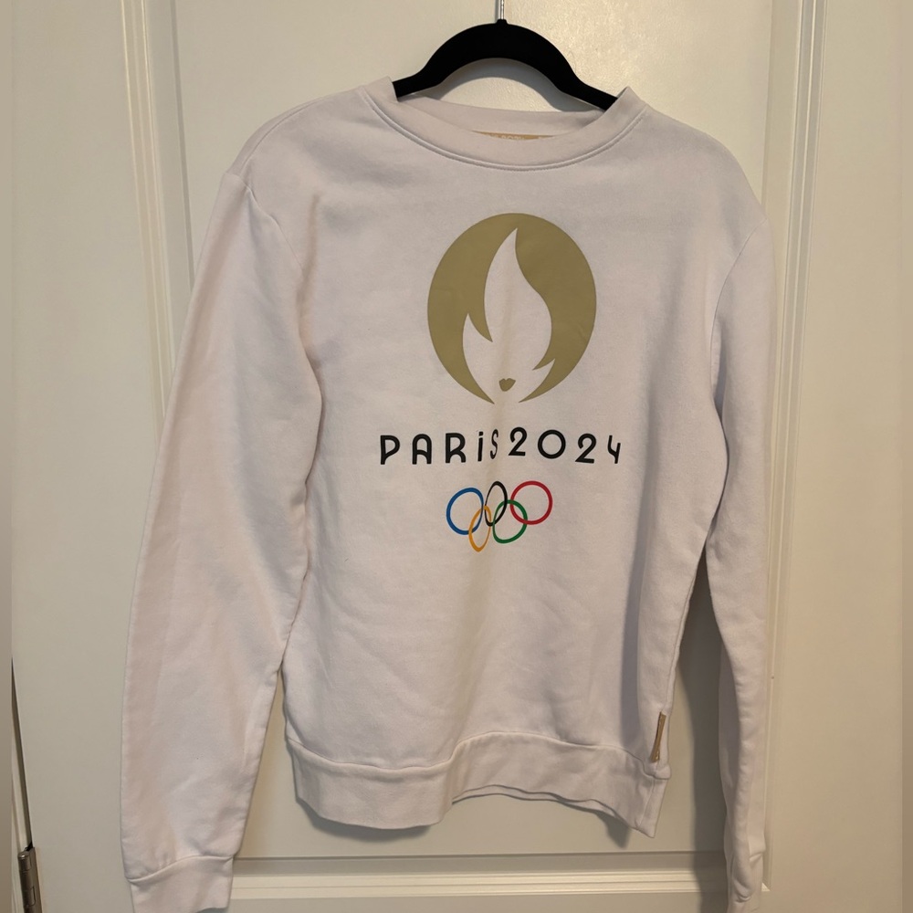 Paris 2024 Olympic Logo Crew  Authentic Sweatshirt